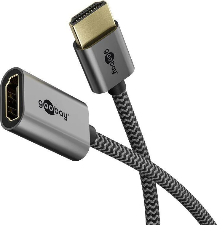 Goobay Μετατροπέας HDMI male σε HDMI female Γκρι 1τμχ 79145 - Image 1
