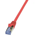 LogiLink S/FTP Cat.6a Καλώδιο Δικτύου Ethernet 0.25m Κόκκινο 1τμχ CQ3014S