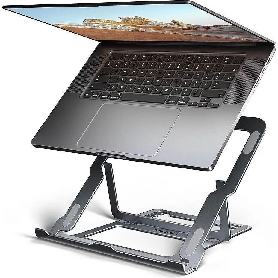 20260206095954_axagon_vasi_stirixis_gia_laptop_eos_17_3_gri_stnd_lag Axagon Βάση Στήριξης για Laptop έως 17.3" Γκρι STND-LAG - Image 1