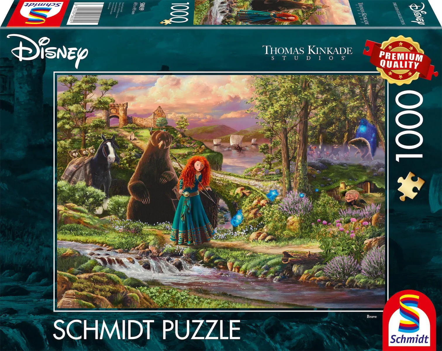 20260217144401_thomas_kinkade_merida_waleczna_g_puzzle_2d_1000pcs Thomas Kinkade Merida Waleczna G Puzzle 2D 1000pcs - Image 1
