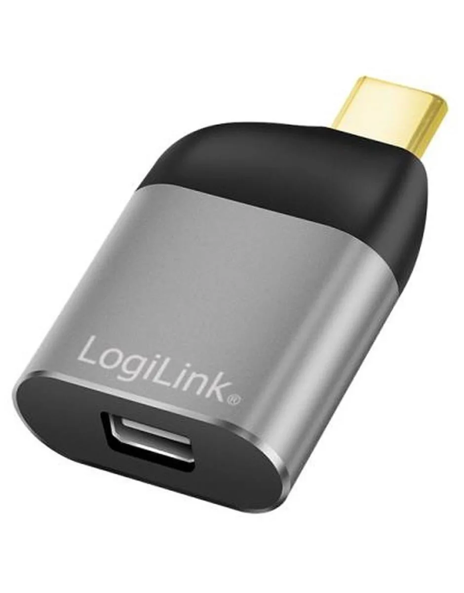 20260225102756_logilink_metatropeas_usb_c_male_se_mini_displayport_female_1tmch_cua0205 LogiLink Μετατροπέας USB-C male σε mini DisplayPort female 1τμχ CUA0205 - Image 1