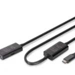 Digitus USB 3.2 Cable USB-C male - USB-C female 100W Μαύρο 10m DA-73109