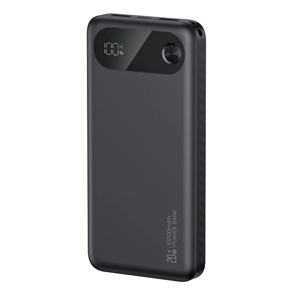 20260225130432_usams_cd249_power_bank_10000mah_20w_me_2_thyres_usb_a_kai_thyra_usb_c_mayro Usams CD249 Power Bank 10000mAh 20W με 2 Θύρες USB-A και Θύρα USB-C Μαύρο - Image 1
