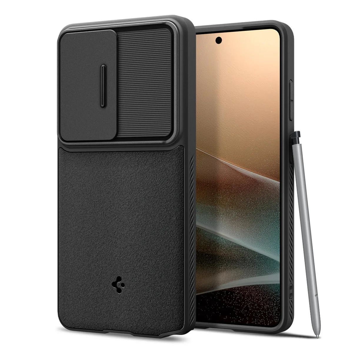 20260226143711_spigen_optik_armor_back_cover_plastiko_mayro_galaxy_s26_ultra_acs10687 Spigen Optik Armor Back Cover Πλαστικό Μαύρο (Galaxy S26 Ultra) ACS10687 - Image 1