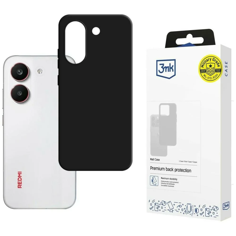 20260227105647_3mk_matt_case_poco_x8_pro_black 3mk Matt Case Poco X8 Pro Black - Image 1