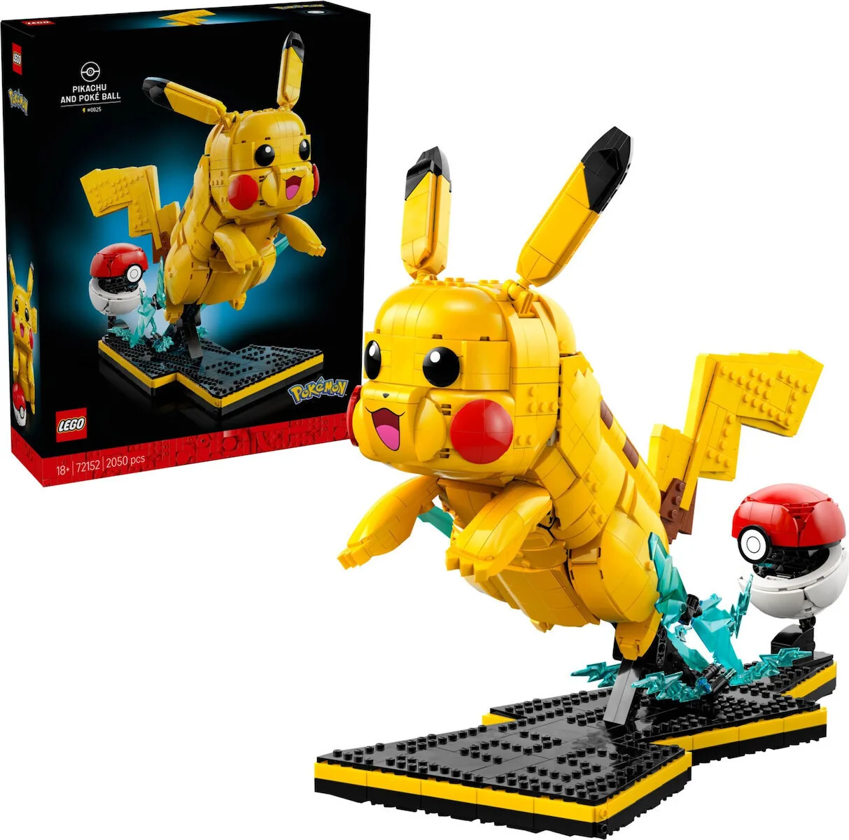 20260302162451_lego_pokemon_pikachu_and_poke_ball_gia_18_eton_2050tmch_72152 LEGO Pokemon Pikachu and Poke Ball για 18+ Ετών 2050τμχ 72152 - Image 1