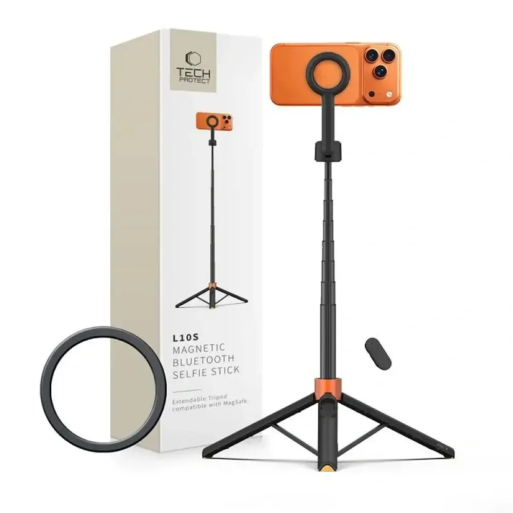 20260306142603_tech_protect_l10s_selfie_stick_me_bluetooth_mayro_29768 Tech-Protect L10s Selfie Stick με Bluetooth Μαύρο 29768 - Image 1