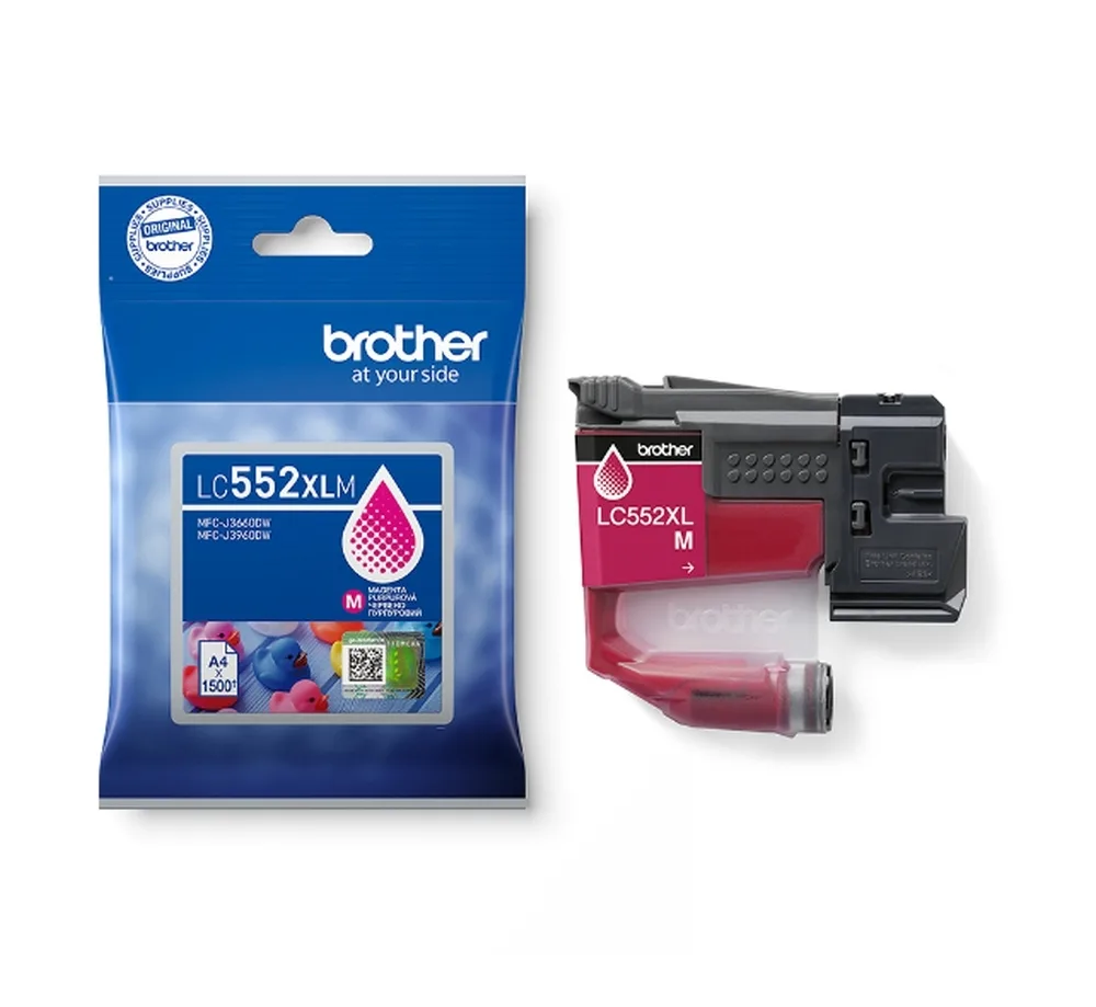 20260311145145_brother_gnisio_melani_ektypoti_inkjet_matzenta_lc_552xlm Brother Γνήσιο Μελάνι Εκτυπωτή InkJet Ματζέντα (LC-552XLM) - Image 1