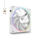 Thermaltake TS140 EX Case Fan με RGB Φωτισμό και Σύνδεση 6-Pin 3τμχ Λευκό