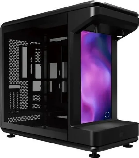 20260316161129_coolermaster_masterframe_360_midi_tower_kouti_ypologisti_me_plaino_parathyro_kai_argb_fotismo_mayro CoolerMaster MasterFrame 360 Gaming Midi Tower Κουτί Υπολογιστή με Πλαϊνό Παράθυρο και ARGB Φωτισμό Μαύρο - Image 1