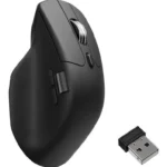 Keychron M6S-A23 Ασύρματο Εργονομικό Bluetooth Ποντίκι Μαύρο