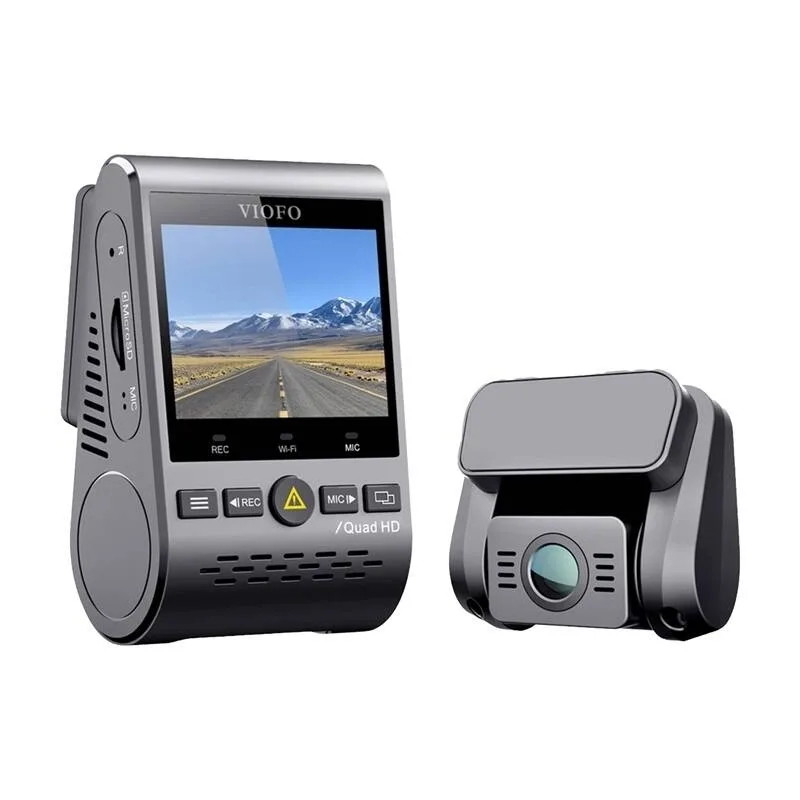 Viofo A129 Plus Duo Σετ Κάμερα DVR Αυτοκινήτου 1440P με Οθόνη 2" Bluetooth, Wi-Fi, GPS & Κάμερα Οπισθοπορείας 02297 - Image 1
