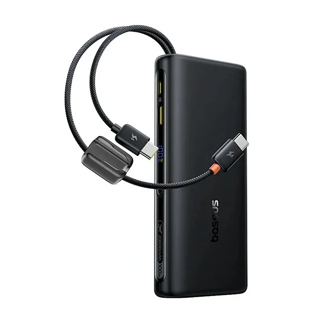 Baseus EnerFill FC41 Power Bank 20000mAh 100W με Θύρα USB-A και Θύρα USB-C Μαύρο - Image 1