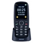 Mescomp MT-166 Edgar Elegant 4G Dual SIM Κινητό με Κουμπιά Μαύρο
