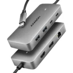 Axagon USB-C Docking Station με HDMI 4K PD Ethernet Γκρι (HMC-CUB83X2)