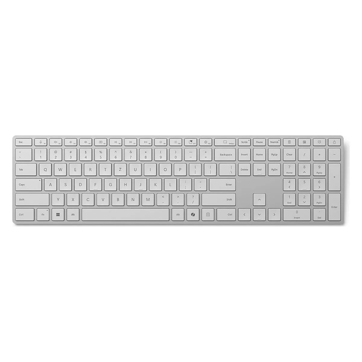 Microsoft Flip Cover με Πληκτρολόγιο στα Γερμανικά Γκρι (Microsoft Surface) - Image 1