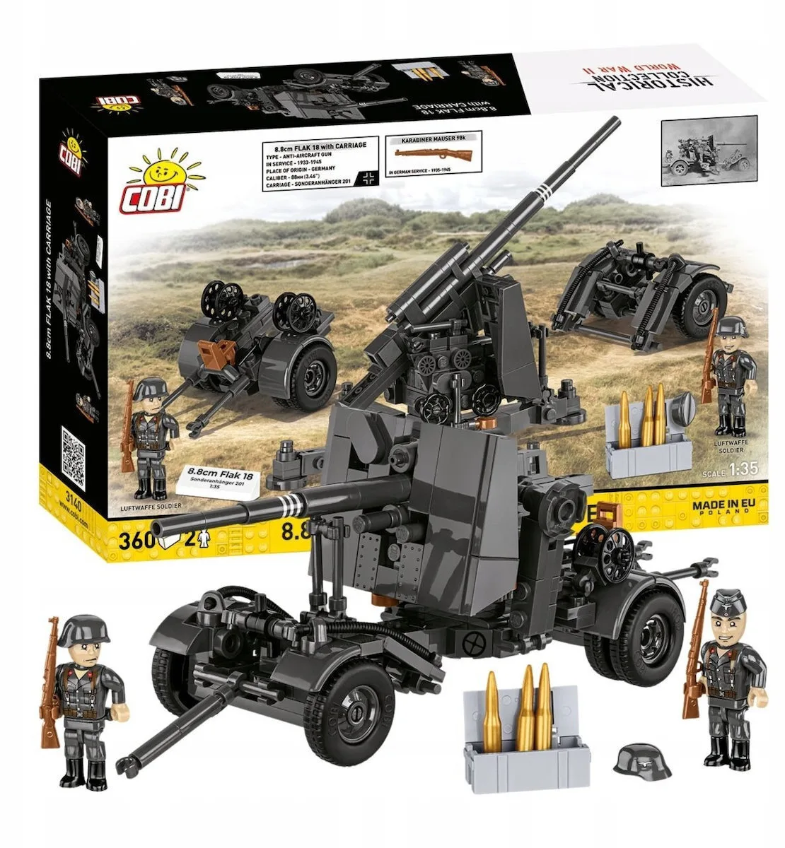 20260324125454_puzzle_cobi_klocki_building_blocks_8_8_cm_tank_trailer_360_pieces Puzzle Cobi Klocki Building Blocks 8.8 Cm Tank Trailer 360 Pieces - Image 1