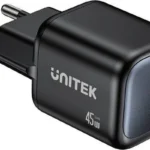 Unitek Φορτιστής Χωρίς Καλώδιο GaN με 2 Θύρες USB-C 45W Power Delivery Μαύρος (Zeno)