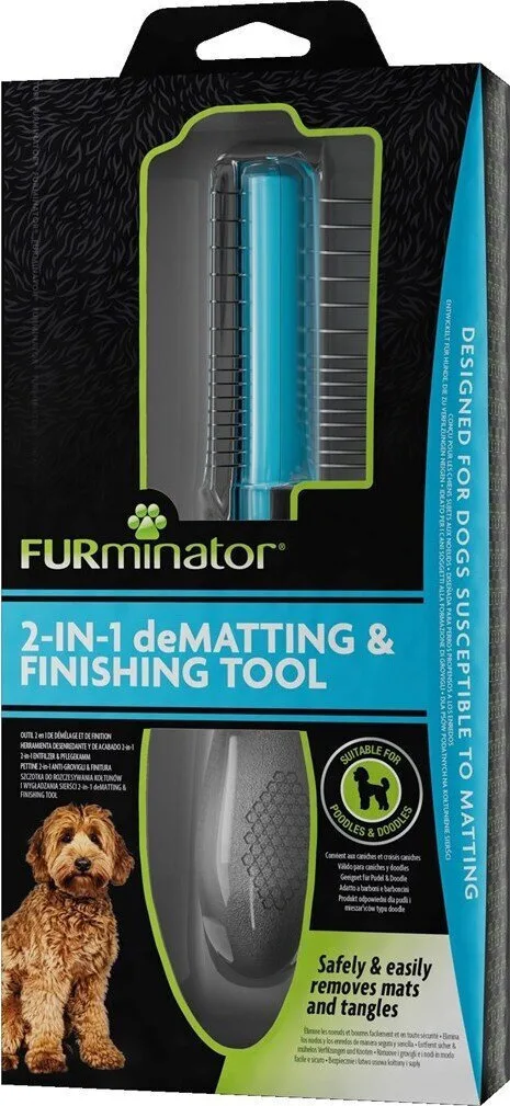 20260330133147_furminator_chtena_skylon_gia_peripoiisi_trichomatos_gri FURminator Χτένα Σκύλων για Περιποίηση Τριχώματος Γκρι - Image 1