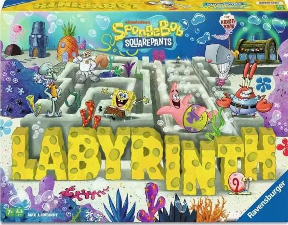 20260331130938_epitrapezio_paichnidi_spongebob_squarepants_labyrinth_gia_2_4_paiktes_7_eton_25090_en_ravensburger Επιτραπέζιο Παιχνίδι SpongeBob SquarePants Labyrinth για 2-4 Παίκτες 7+ Ετών 25090 (EN) Ravensburger - Image 1