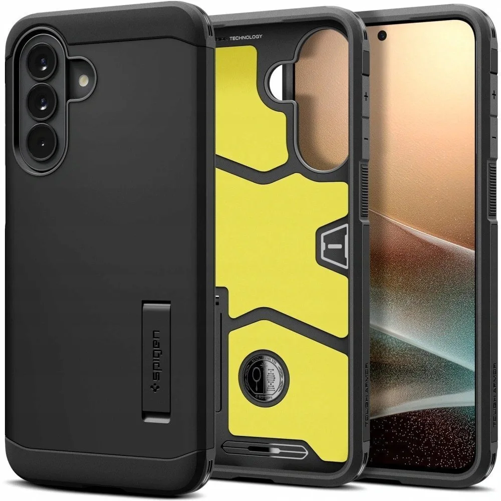 20260331144441_spigen_tough_armor_back_cover_plastiko_silikonis_mayro_galaxy_a57_acs11125 Spigen Tough Armor Back Cover Πλαστικό / Σιλικόνης Μαύρο (Galaxy A57) ACS11125 - Image 1