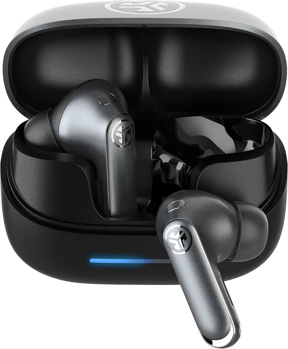 Jlab Epic Pods ANC In-ear Bluetooth Handsfree Ακουστικά με Αντοχή στον Ιδρώτα και Θήκη Φόρτισης Μαύρα - Image 1