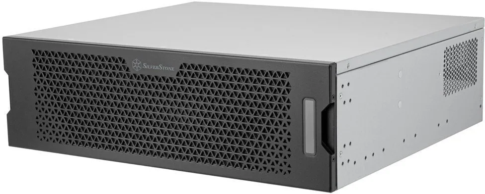 Silverstone Technology Rm31 Mini Rackmount Server Enclosure Rack Black 3 Height Units - Image 1