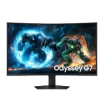 Samsung Odyssey G7 G75F VA HDR Curved Gaming Monitor 37" 4K 3840x2160 165Hz με Χρόνο Απόκρισης 1ms GTG