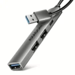 Axagon USB 3.0 Hub 4 Θυρών με σύνδεση USB-A Γκρι HUE-STA