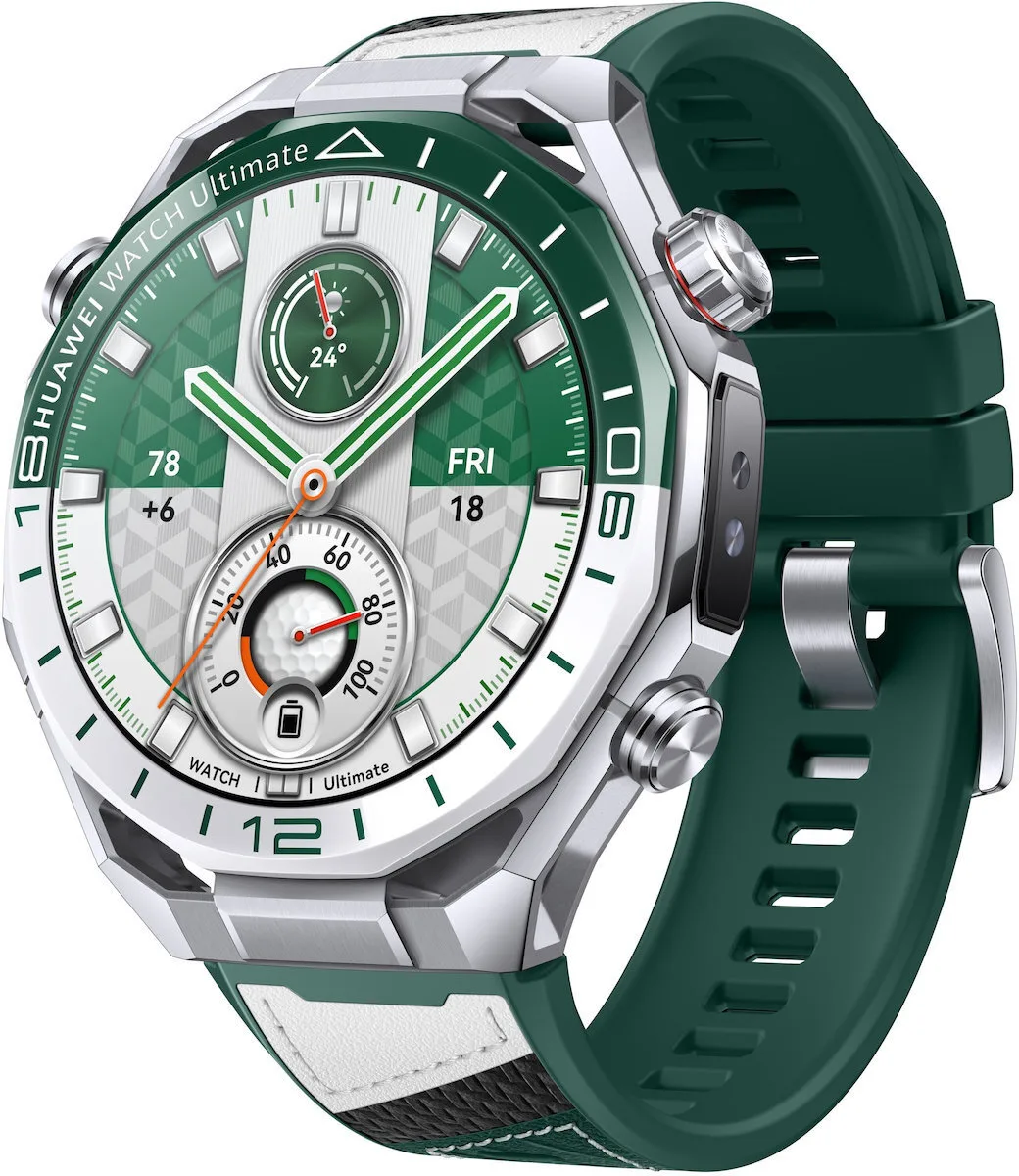 Huawei Watch Ultimate 2 Stainless Steel 48mm Αδιάβροχο με SIM και Παλμογράφο (Πράσινο) - Image 1