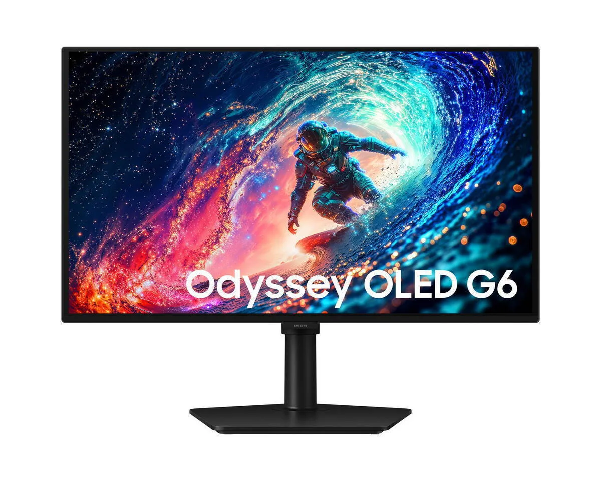 Samsung Odyssey G6 G61SH OLED HDR Gaming Monitor 27" QHD 2560x1440 240Hz με Χρόνο Απόκρισης 0.03ms GTG - Image 1