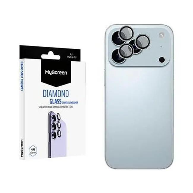 20260409115756_myscreenprotector_diamond_prostasia_kameras_tempered_glass_mayro_gia_to_apple_iphone_17_pro_max MyScreenPROTECTOR Diamond Προστασία Κάμερας Tempered Glass Μαύρο για το Apple Iphone 17 Pro Max - Image 1