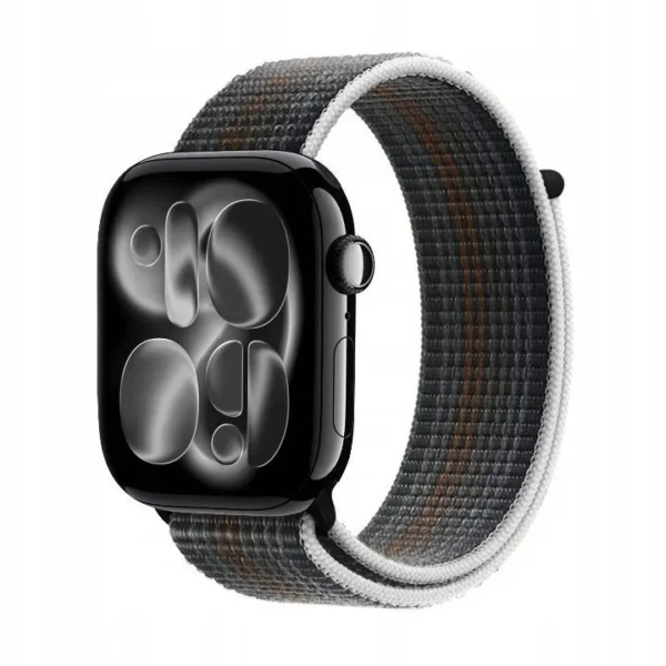 Crong Nylon Λουράκι Υφασμάτινο Midnight Run (Apple Watch 44/45/46mm/Ultra 49mm) CRG44NLBMDN