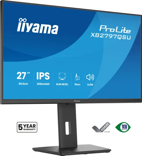 20260415180621_iiyama_xb2797qsu_b1_monitor_27_qhd_2560x1440 Iiyama XB2797QSU-B1 Monitor 27" QHD 2560x1440 - Image 1