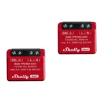 Shelly Smart Switch Wi-Fi, Bluetooth, ZigBee & RF 10A με Τηλεχειριστήριο 2τμχ 1PMMiniGen42Pack
