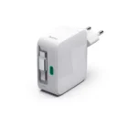 HAMA Φορτιστής GaN με Θύρα USB-C και Καλώδιο USB-C 30W Power Delivery / Quick Charge 2.0 Λευκός