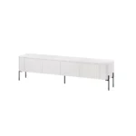 Έπιπλο Τηλεόρασης White Matte Μ190xΠ40xΥ50cm