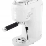 Χειροκίνητη Μηχανή Espresso 1400W Πίεσης 20bar για Cappuccino Λευκή