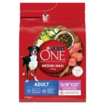 Purina One 2.5kg Ξηρά Τροφή για Ενήλικους Σκύλους Μεσαίων & Μεγαλόσωμων Φυλών με Αρνί και Ρύζι
