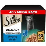 Sheba Υγρή Τροφή για Γάτες με Ψάρια χωρίς Σιτηρά 40x85gr