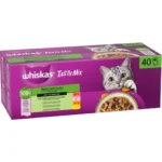 Whiskas Tasty Mix Υγρή Τροφή για Γάτες 40x85gr