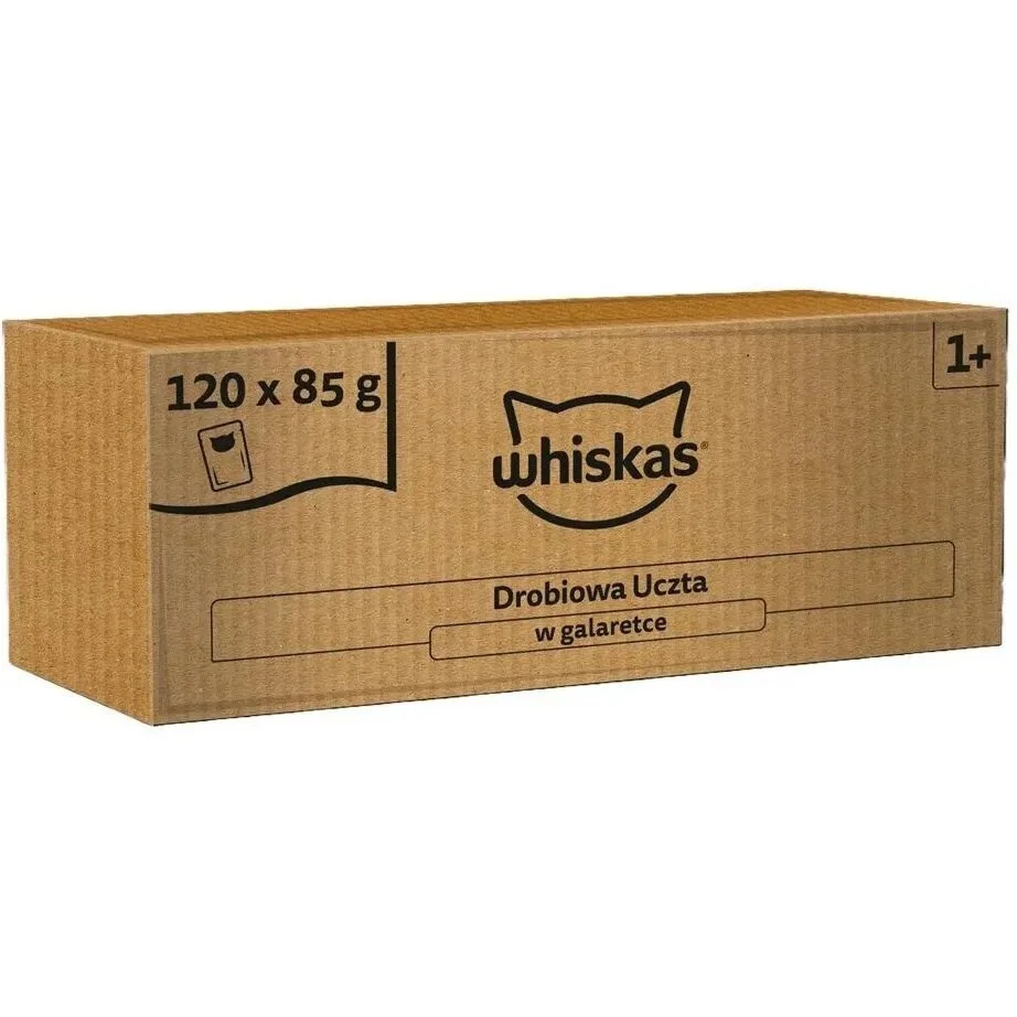 Whiskas Υγρή Τροφή για Γάτες με Πουλερικά χωρίς Σιτηρά - Image 1