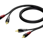 Procab Audio Cable 2x RCA male - 2x RCA male 3m (CLA800/3)