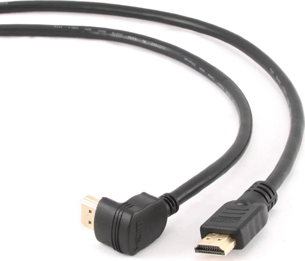20150515092600_gembird_hdmi_cable_hdmi_male_hdmi_male_3m_cc_hdmi490_10.jpeg Cablexpert CC-HDMI490-10 HDMI 1.4 High Speed 1080p 120Hz Angle (90°) Cable HDMI male - HDMI male 3m Μαύρο CC-HDMI490-10 - Image 1