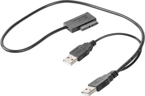 20161116130418_gembird_a_usata_01.jpeg Gembird A-USATA-01 USB to SATA Αdapter for Slim SATA SSD, DVD Μαύρο - Image 1