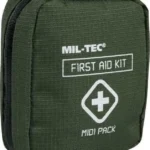 Mil-Tec First Aid Midi Green Τσάντα Πρώτων Βοηθειών με Εξοπλισμό