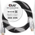Club3D HDMI 2.0 Premium High Speed 4K 60Hz HDR Braided Cable HDMI male - HDMI male 5m Μαύρο CAC-2312
