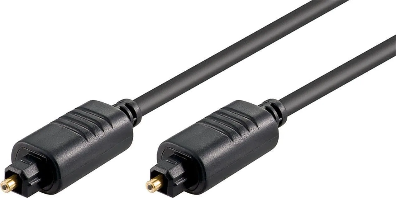 Goobay Optical Audio Cable TOS male - TOS male Μαύρο 2m (50565) - Image 1