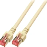 EFB S/FTP Cat.6 (Gigabit) Καλώδιο Δικτύου Ethernet 1m Γκρι K5510.1
