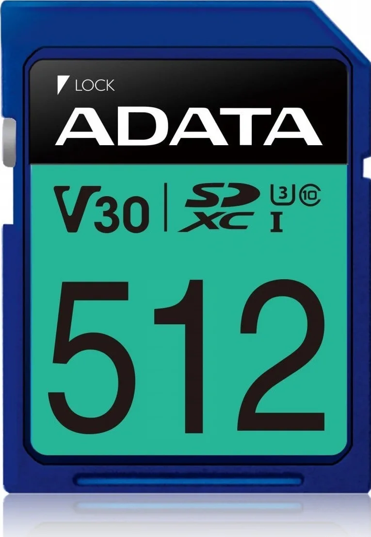 20190515145718_adata_premier_pro_sdxc_512gb_class_u3_v30.jpeg Adata Premier Pro SDXC 512GB U3 UHS-I 100MB/s με αντάπτορα - Image 1